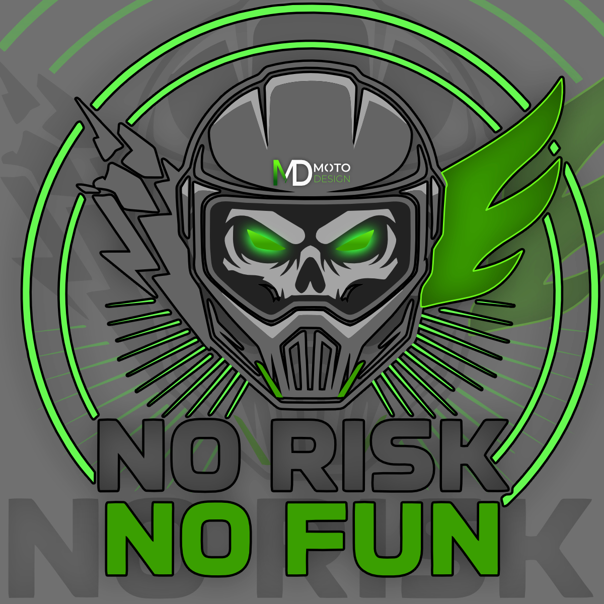 Koszulka No Risk No Fun - obrazek 2